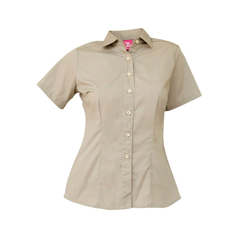 CAMISA BBO GABARDINA DAMA MANGA CORTA - Vista 2